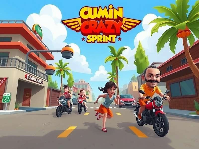 Cumin Crazy Sprint gameplay showing Indian streets and characters